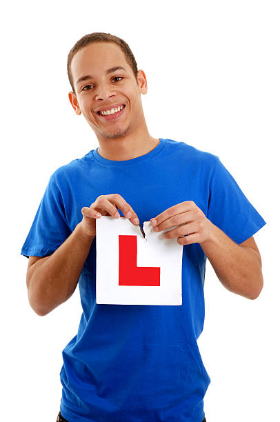 Learner just passed his driving test. For educational purposes only